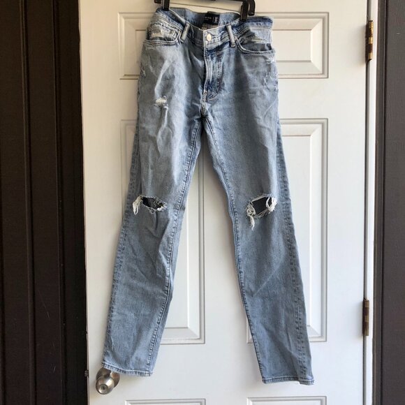 [MEN]Abercrombie & Fitch Skinny Stretch Distressed Jeans W32 L32 (Loose fit W34) - Picture 1 of 10